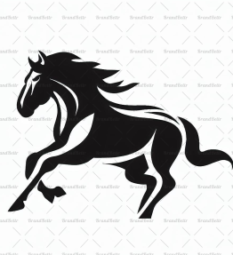 Galoppierendes Pferd